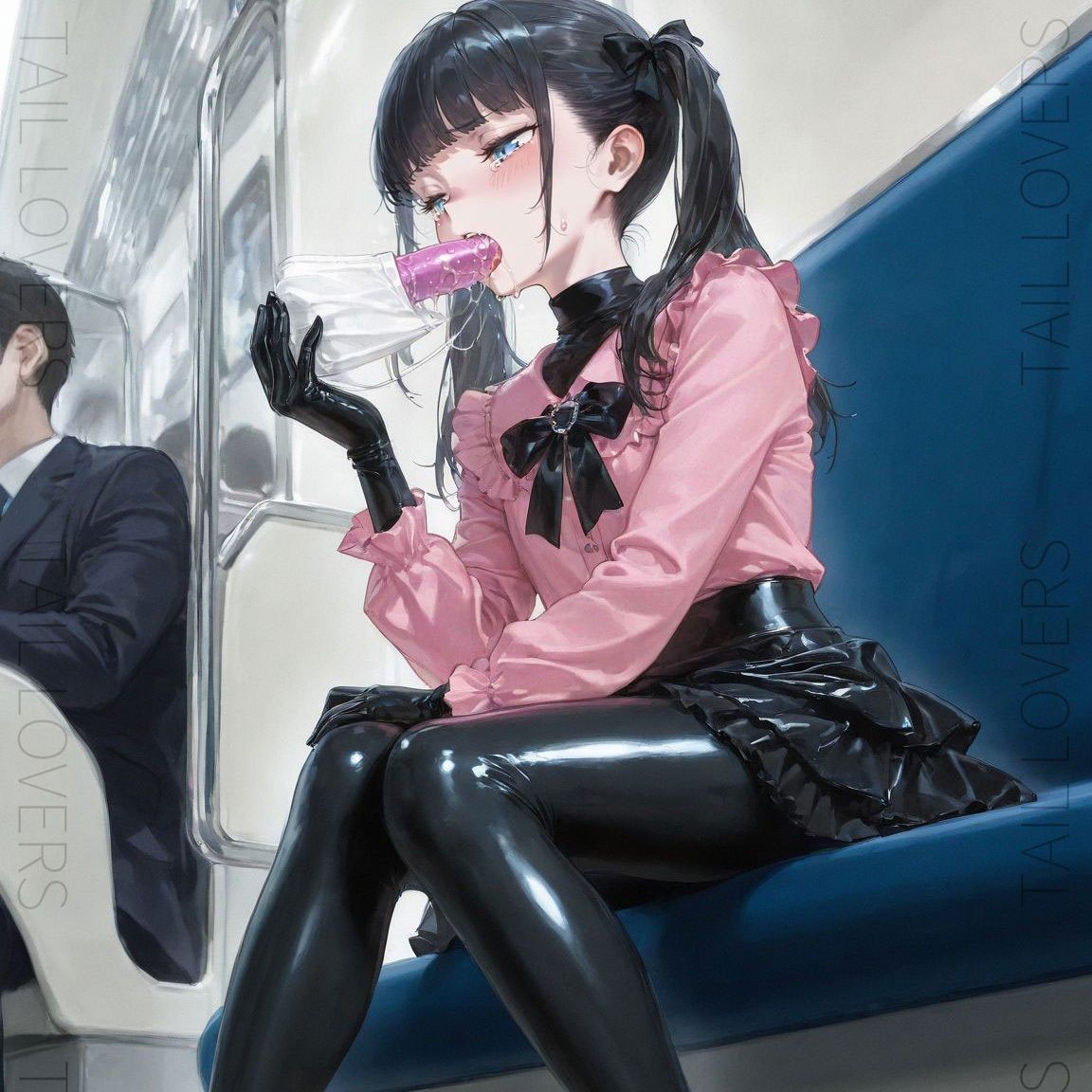 サンプル画像4:地雷系ラバー女子と口枷デート【249枚＋38秒movie】(TAIL LOVERS) [d_590635]