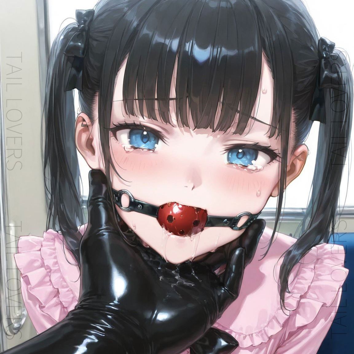 サンプル画像5:地雷系ラバー女子と口枷デート【249枚＋38秒movie】(TAIL LOVERS) [d_590635]