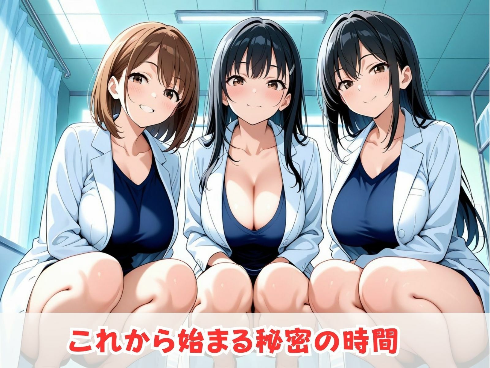 サンプル画像2:学園ハーレム性活〜白衣の美少女編〜(性癖の館) [d_590662]