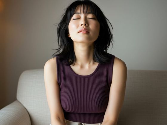 人妻が夜は寂しく一人で...