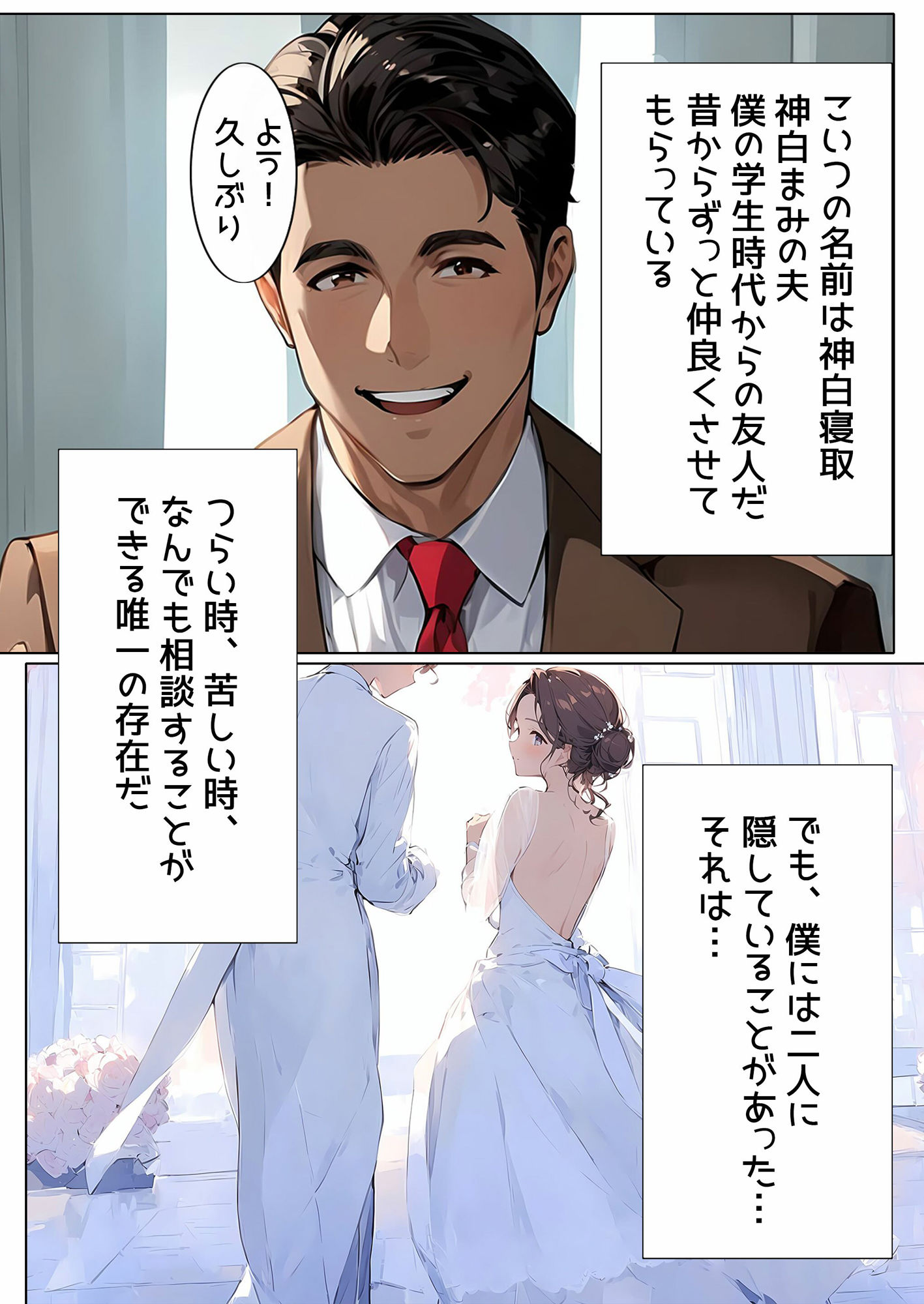 サンプル画像4:僕は友達のママの下着でオナニーをしている(日替わりさん) [d_590783]