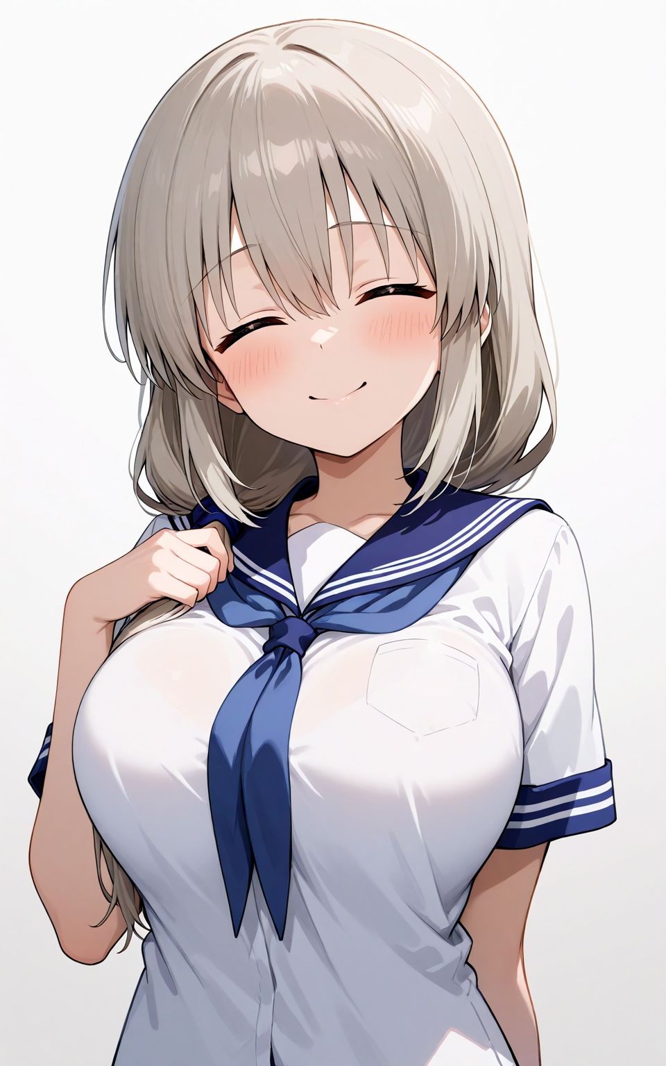 人妻、セーラー服でエッチ 画像2