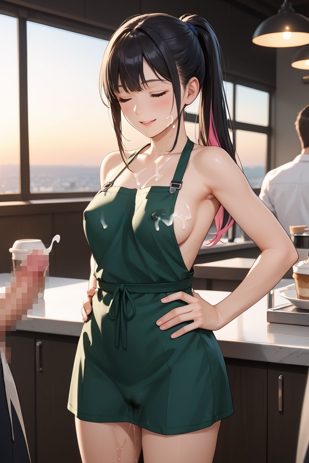 サンプル画像2:激売れバリスタびじょ(いらすとびじょ館) [d_590921]