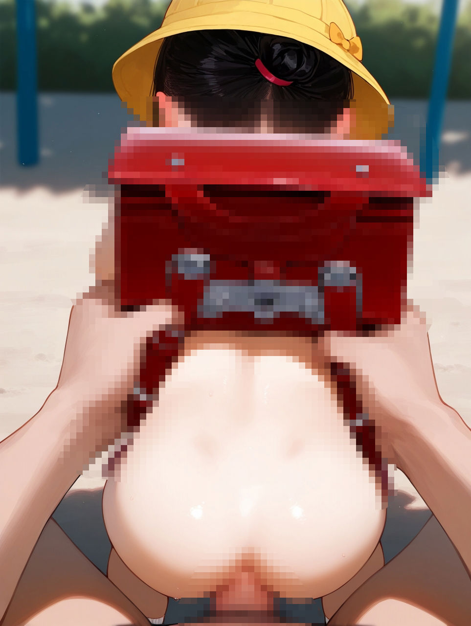 サンプル画像3:こ◯ものひ！(ジャングルジム) [d_590971]