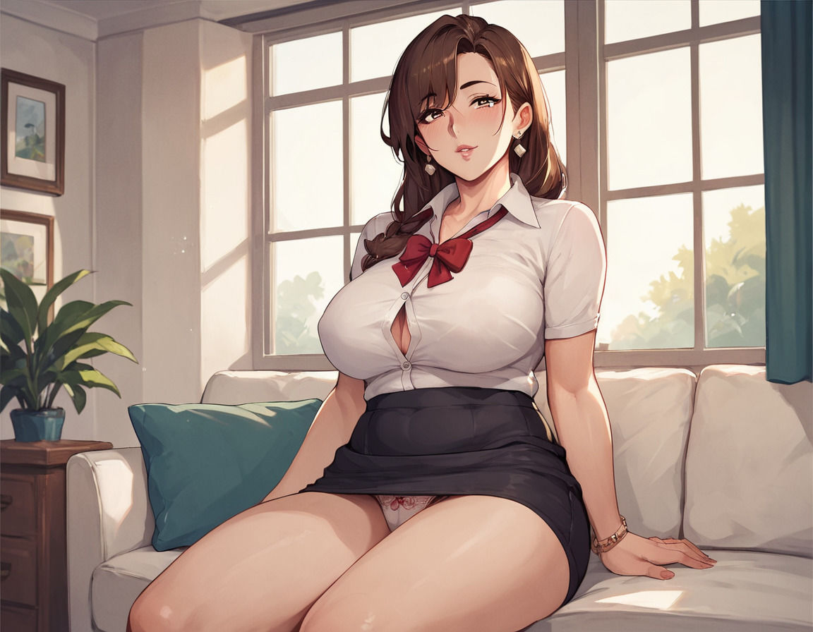 サンプル画像2:人妻教師を孕ませてみた(ジーニー) [d_590978]