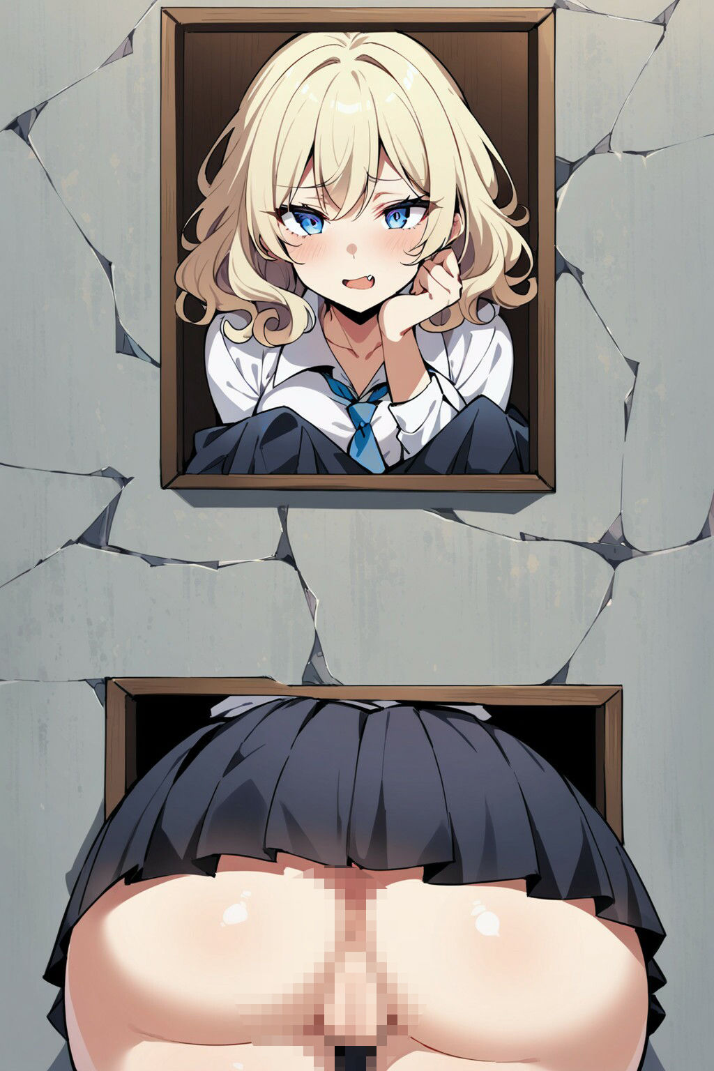 サンプル画像3:壁尻のある風景10(Trash Glider) [d_590989]