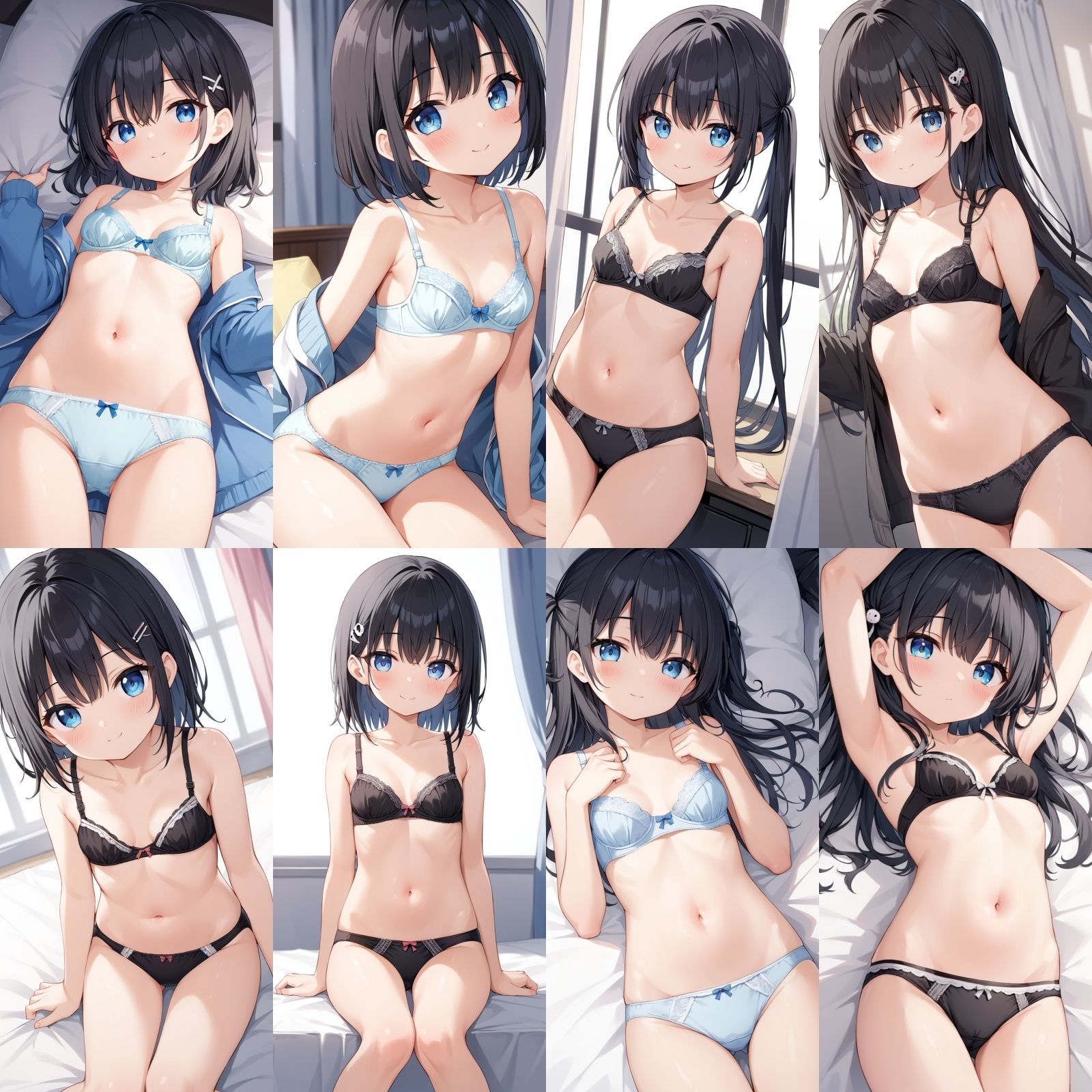 貧乳〇リの下着姿 女子校生 エロ画像5