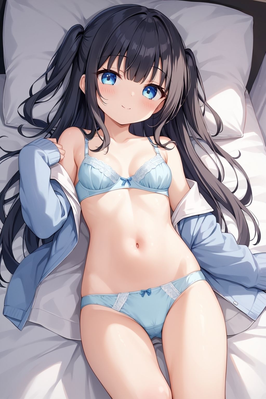 貧乳〇リの下着姿 女子校生 エロ画像11