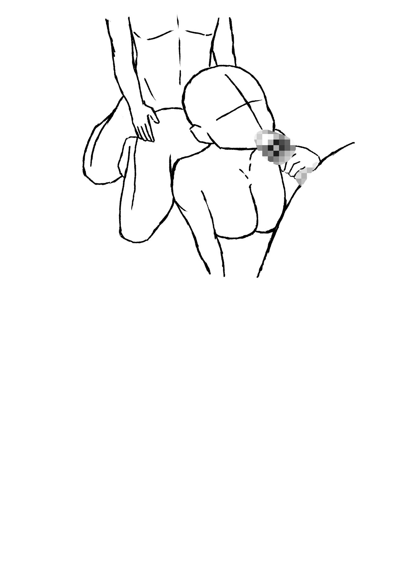 サンプル画像4:3P（男2・女1）ポーズ集(素材描き描き) [d_591019]