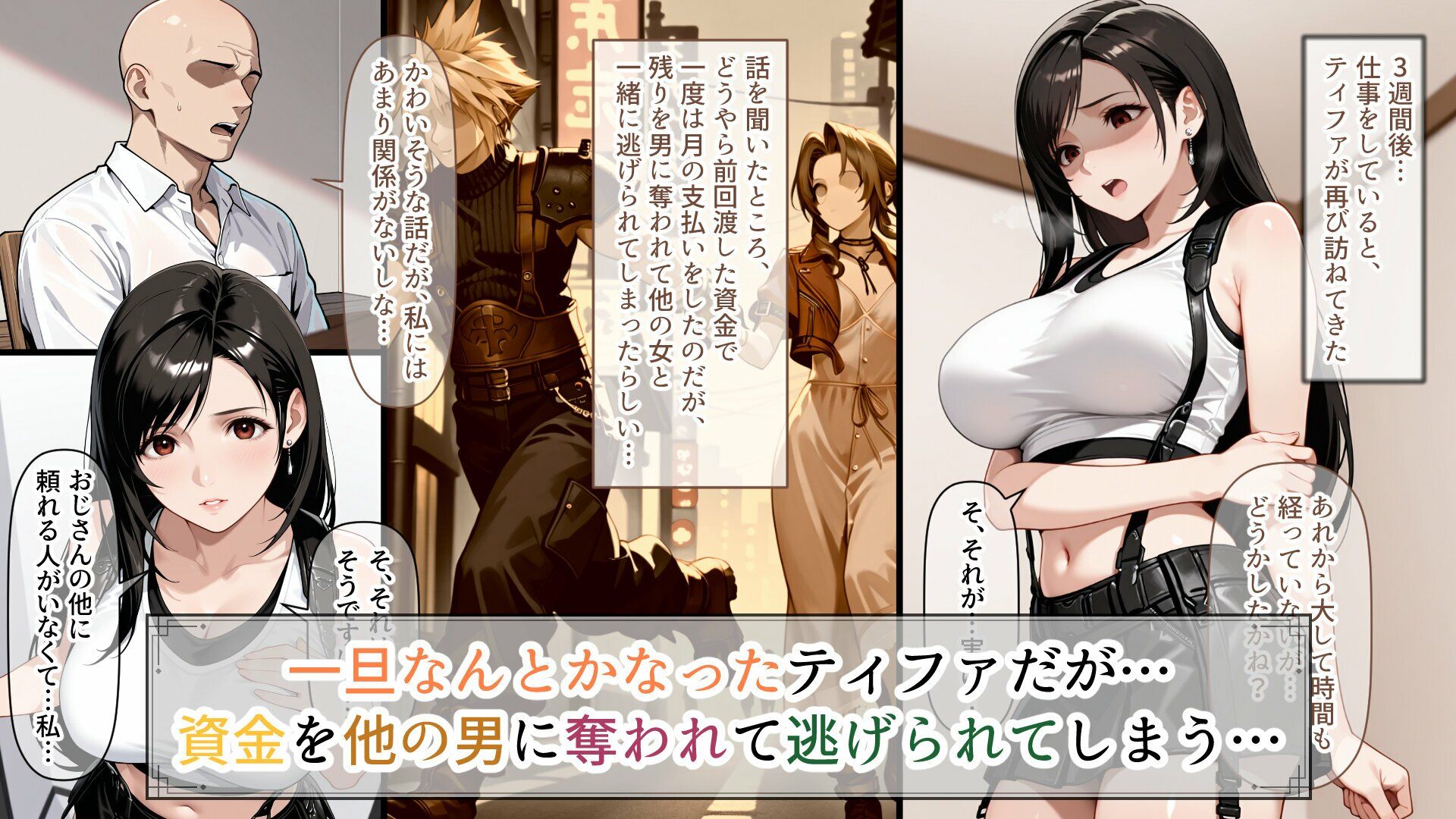 サンプル画像3:ティファの借金返済愛人生活(異世界牧場（牛）) [d_591035]