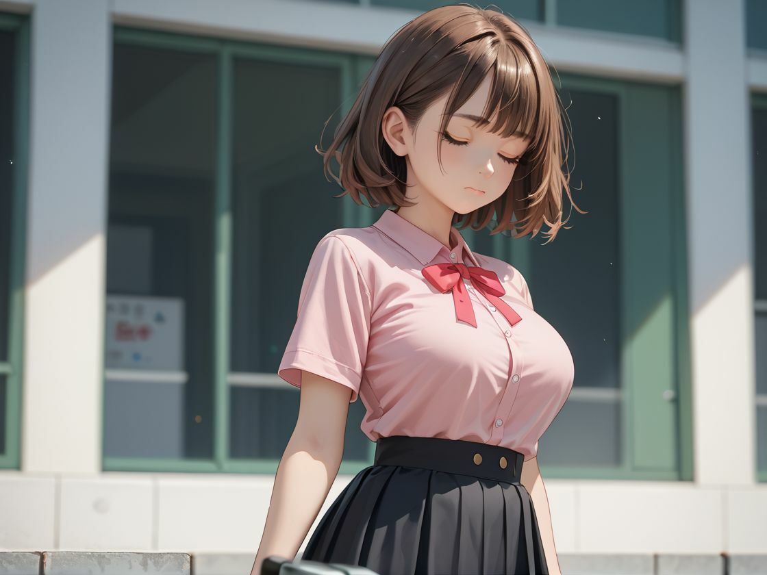 彼氏がいるのに電車で見せつけオナニー:淫乱女子校生 画像3