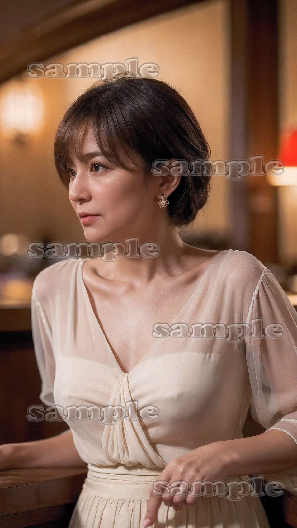 サンプル画像5:【AIグラビア】舛田 美恵子 Vol.1(熟女コレクション) [d_591082]