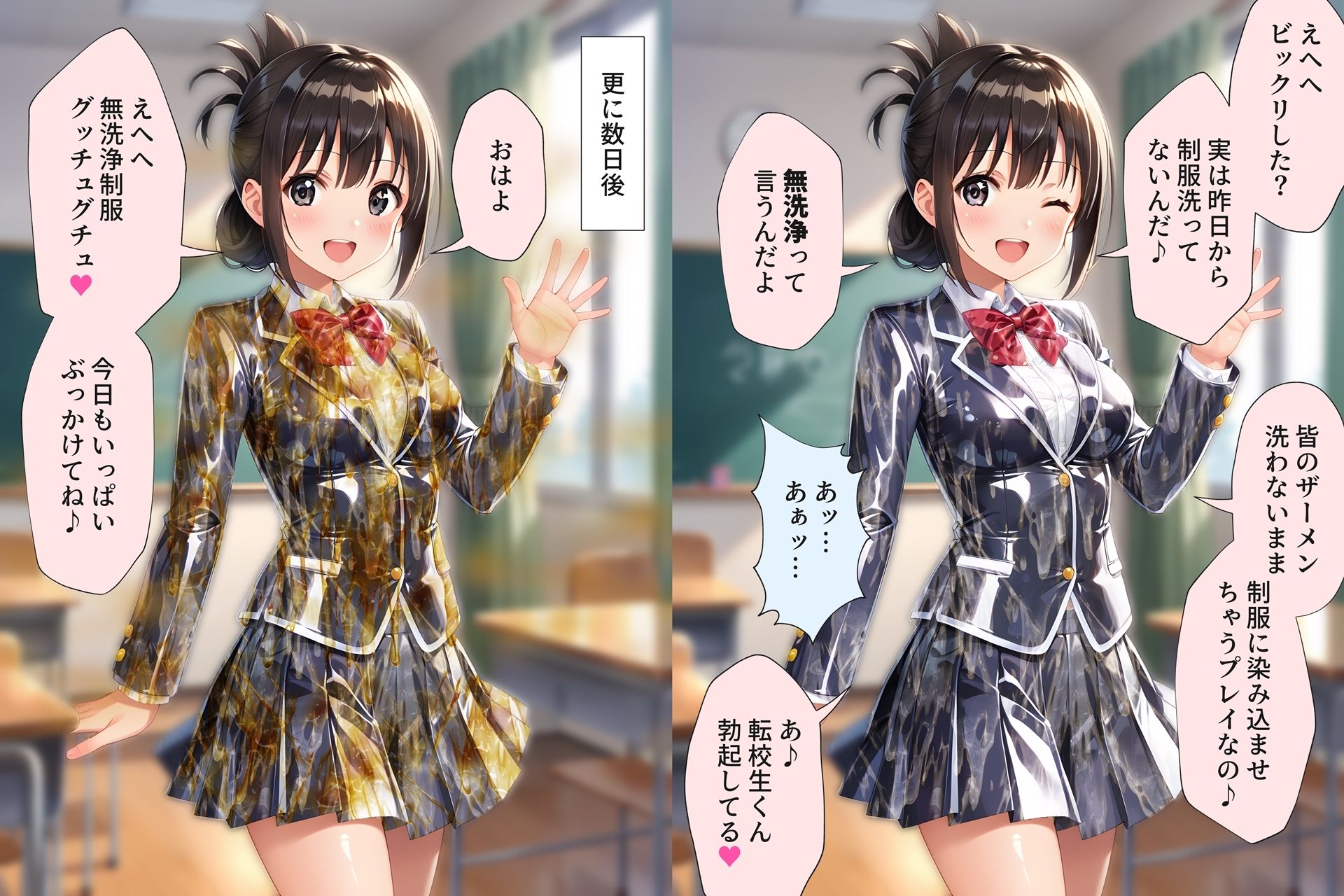 サンプル画像4:ぶっかけ性処理委員長(すとりんぐ) [d_591088]