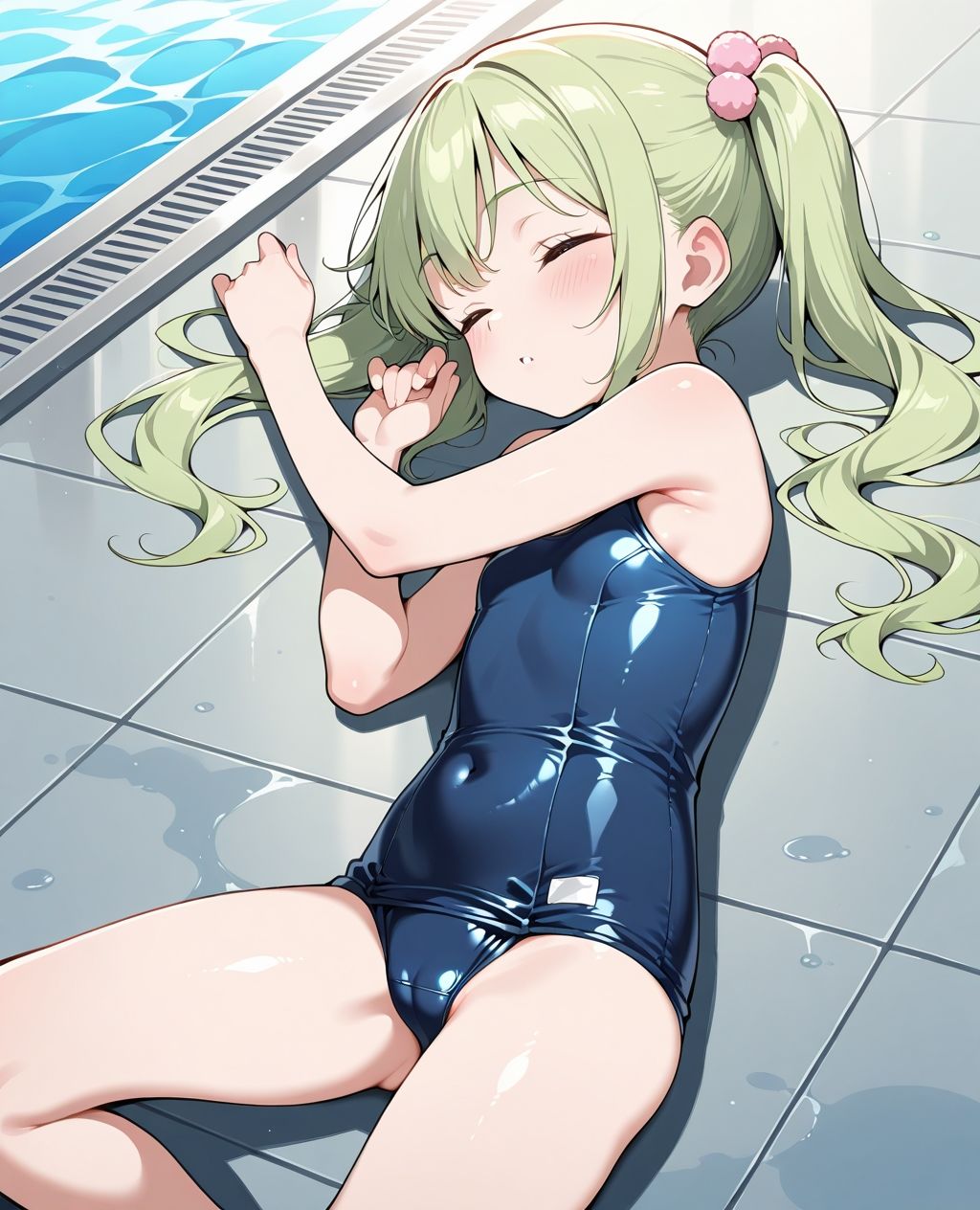 サンプル画像6:スク水パラダイス☆プールサイドでうたた寝編(カズン) [d_591095]