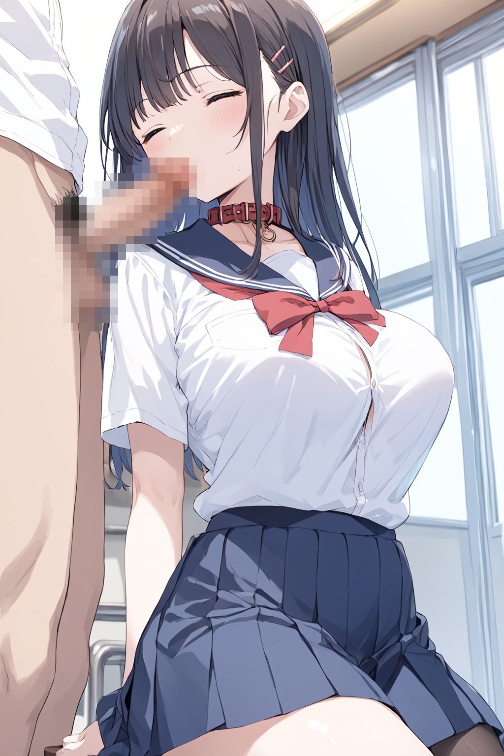 清楚系女子校生とナカ出しセックス 画像8