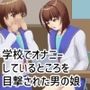 学校でオナニーしているところを目撃された男の娘
