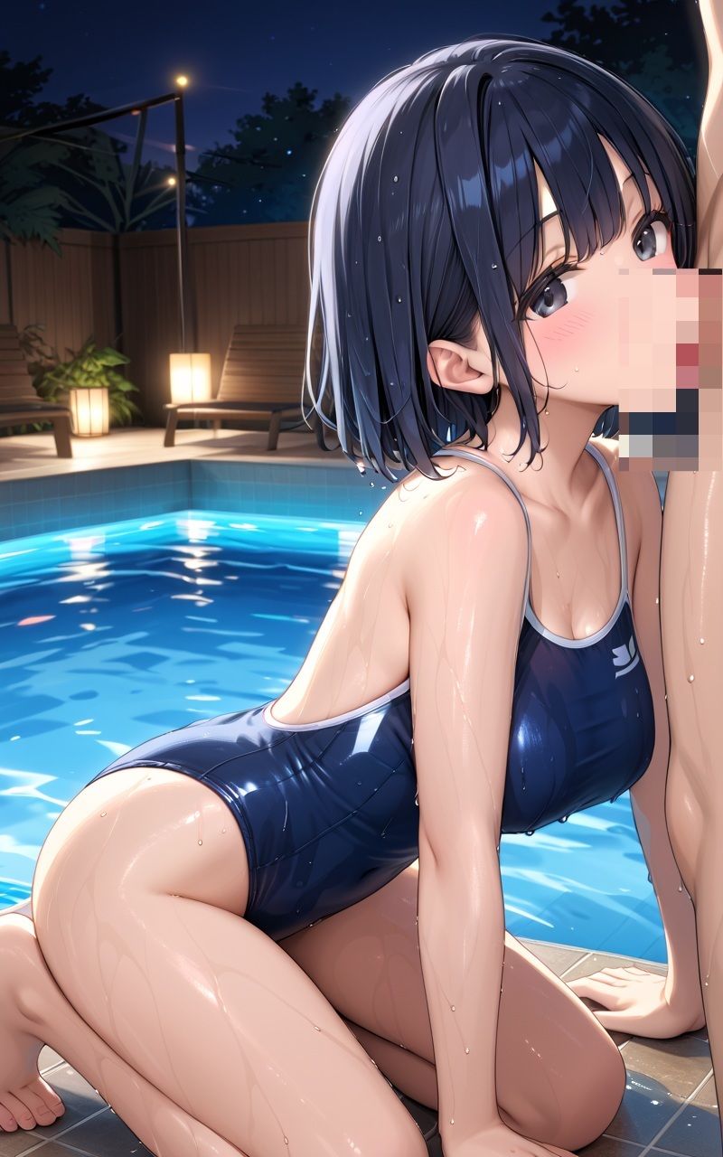我慢できずに何度も中出し。スク水の中、快楽で壊れちゃった放課後。 画像3