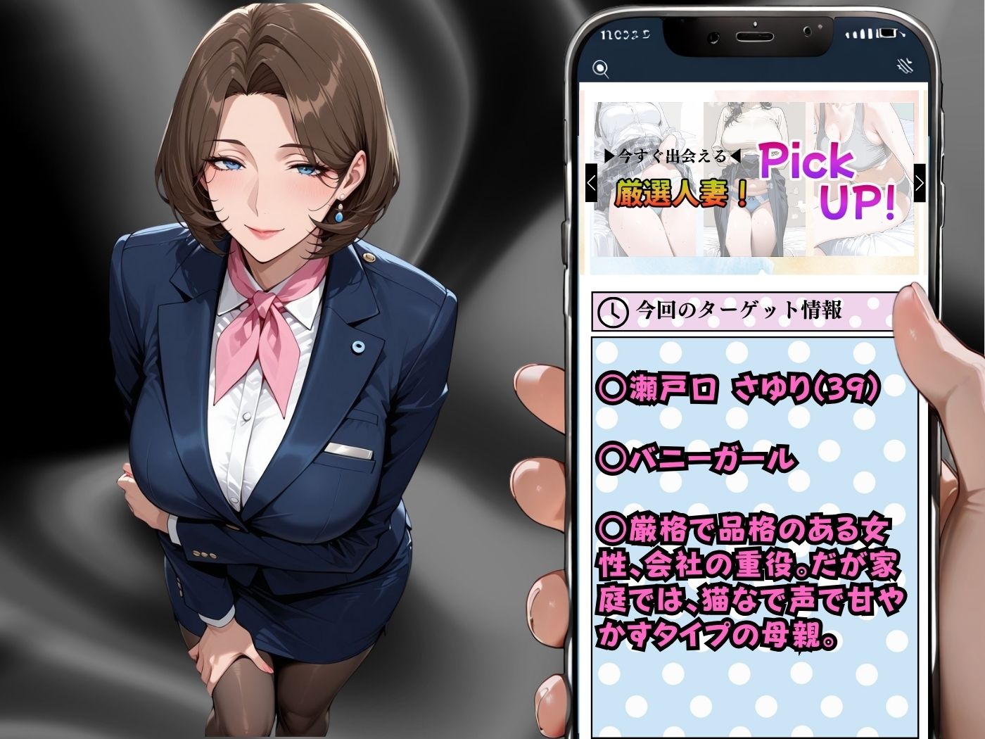 サンプル画像2:肉感人妻種付け〜むちむちキャビンアテンダント 淫乱ファーストクラス〜(ワーテルLab) [d_591193]