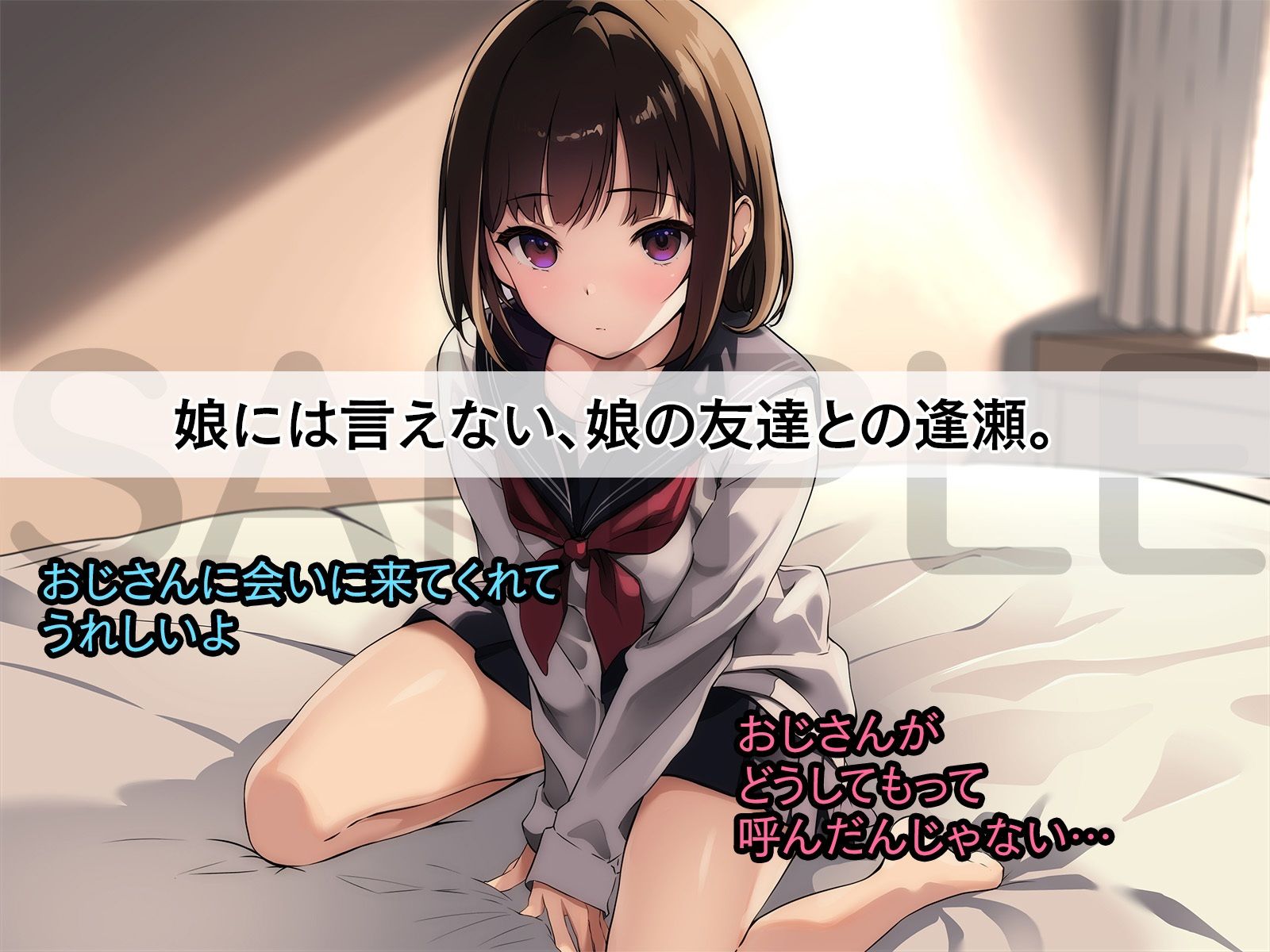 サンプル画像1:娘の友だちにいじわるしたり甘やかしてもらったり(DeeeePforest) [d_591230]