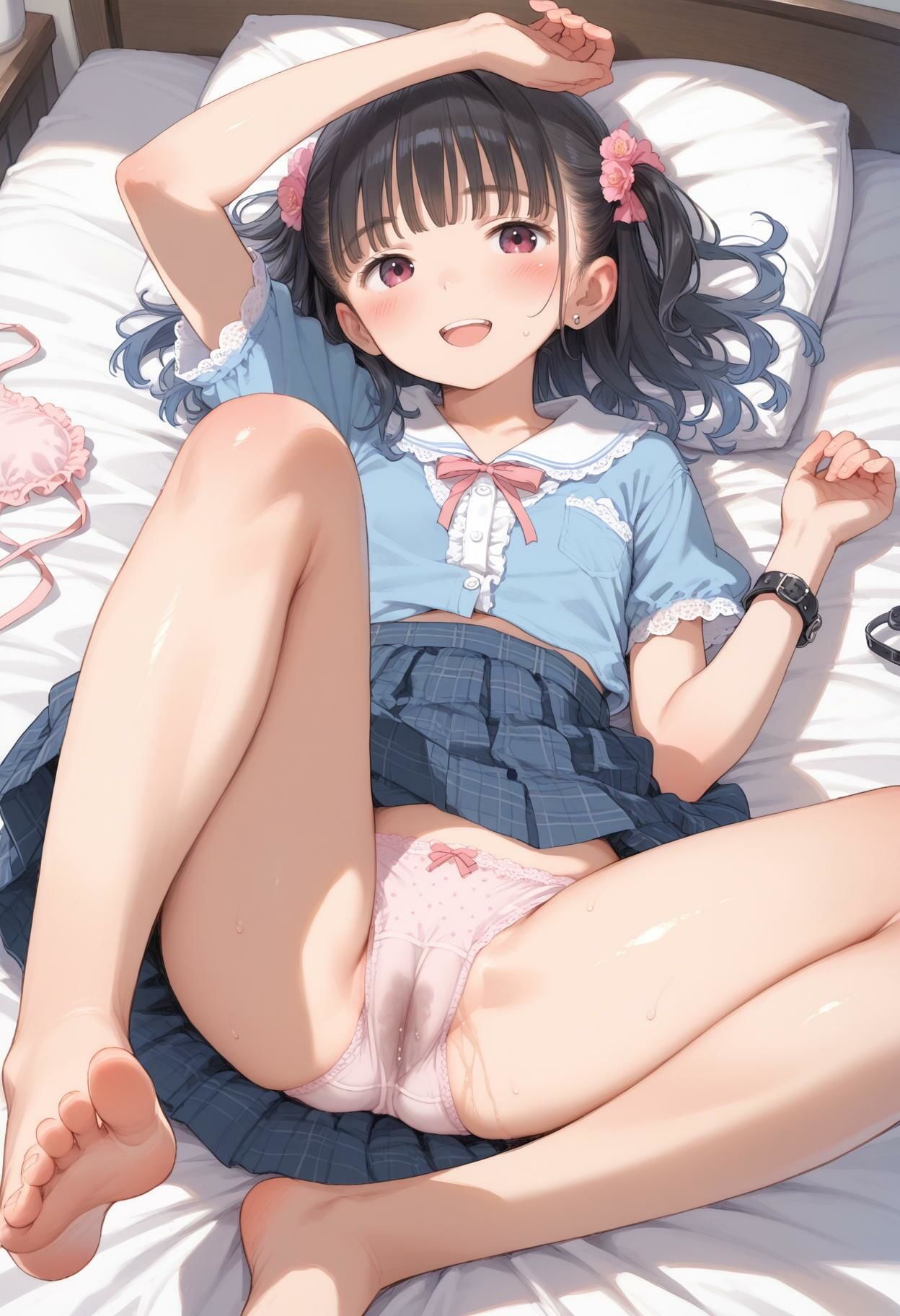 【エロ漫画】【援交女子の濡れ濡れパンティ】中はもうヌルヌルだよ6