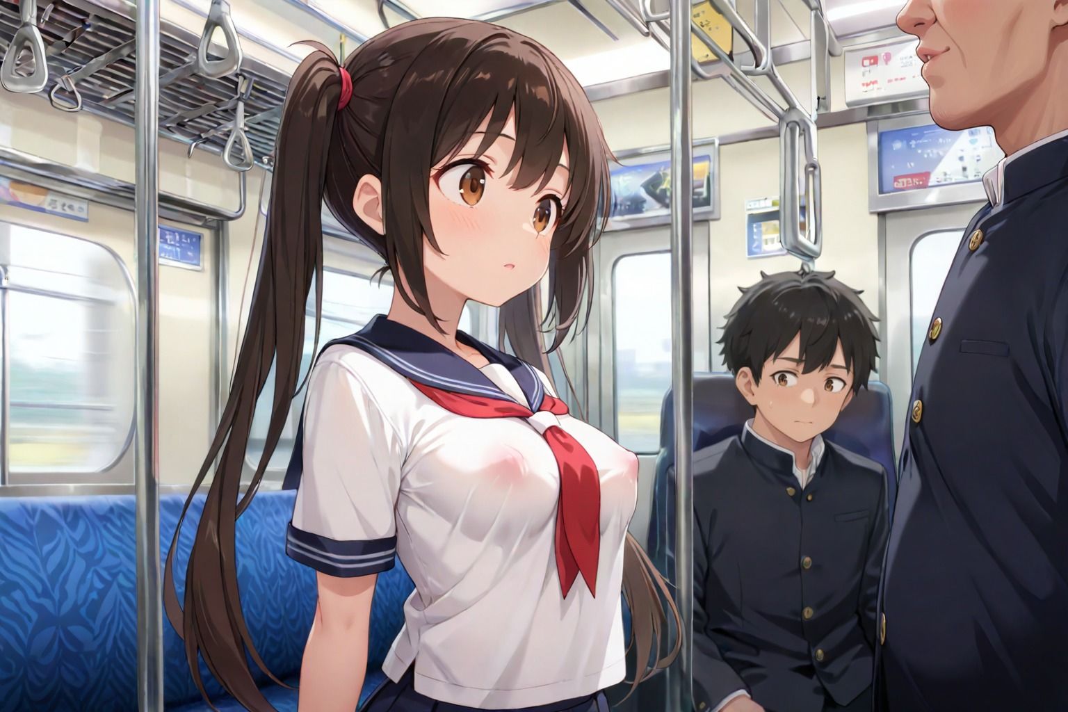 サンプル画像2:通学女子校生〜痴〇専用車両〜(フルーツポンチ) [d_591282]