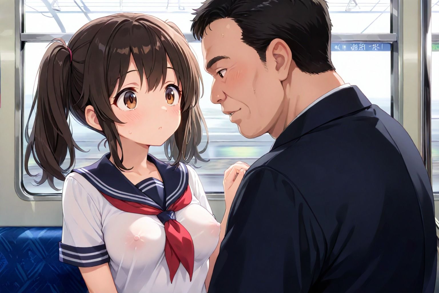 サンプル画像5:通学女子校生〜痴〇専用車両〜(フルーツポンチ) [d_591282]