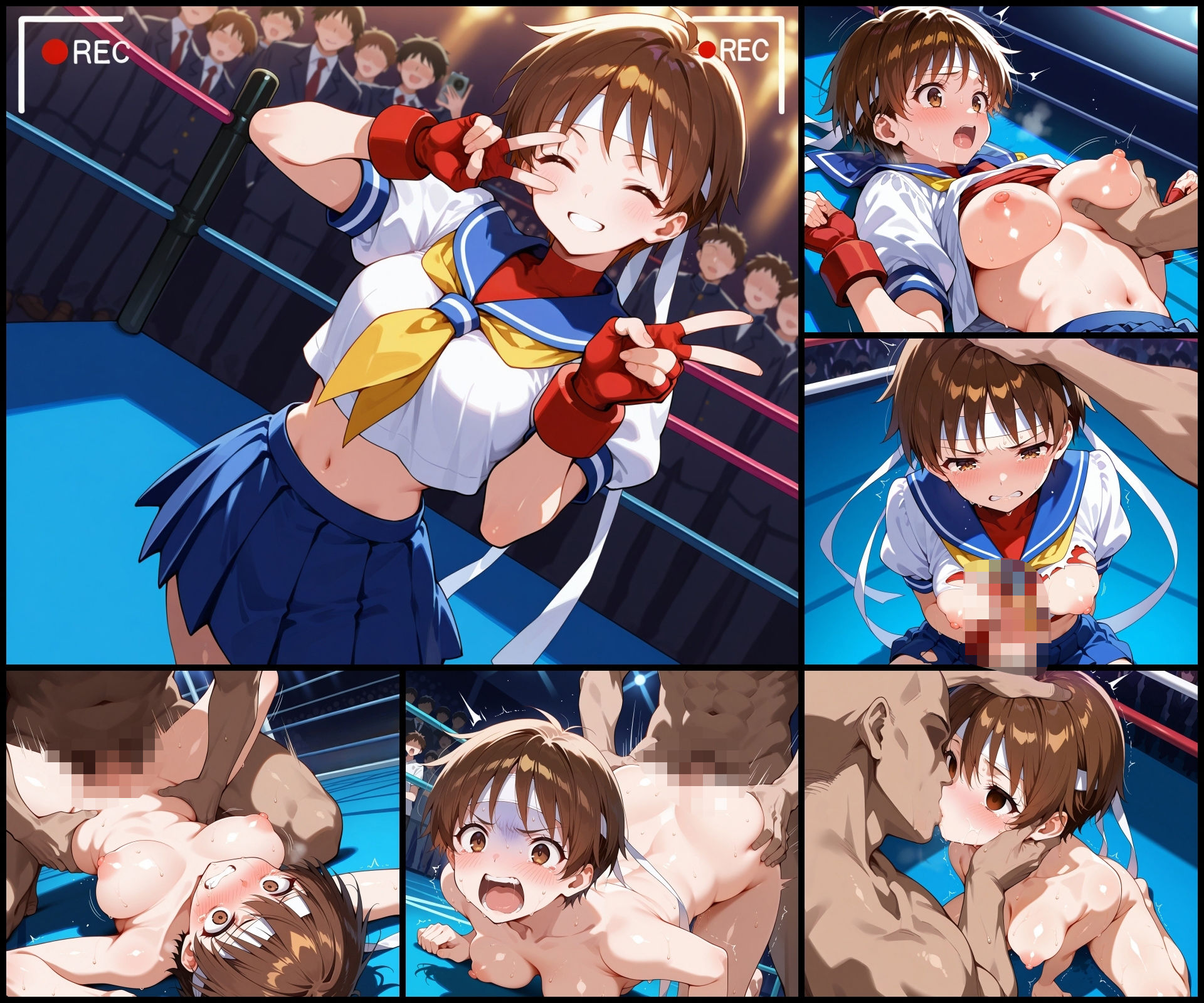 サンプル画像1:地下格闘技大会 春〇野さくら編(ぺんてるぼーにあ) [d_591297]