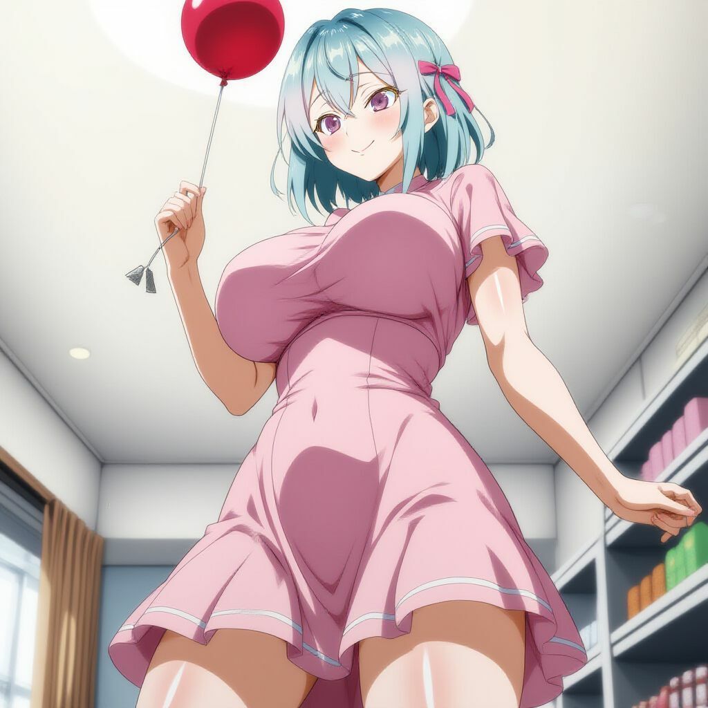 サンプル画像4:巨女化する幼馴染の双子姉妹と甘々お泊り旅行(hwd) [d_591308]