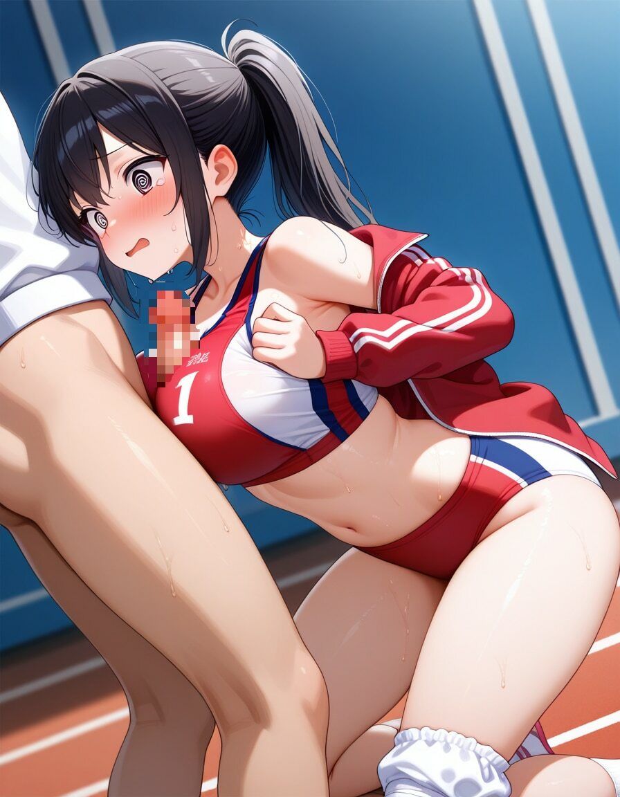 ブルマ女子とえっちなストレッチ 画像2