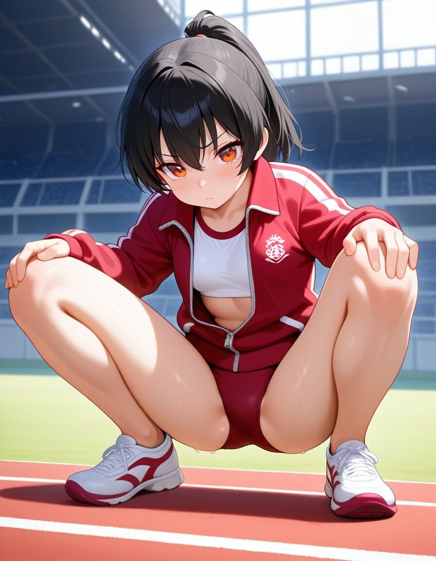ブルマ女子とえっちなストレッチ 画像5