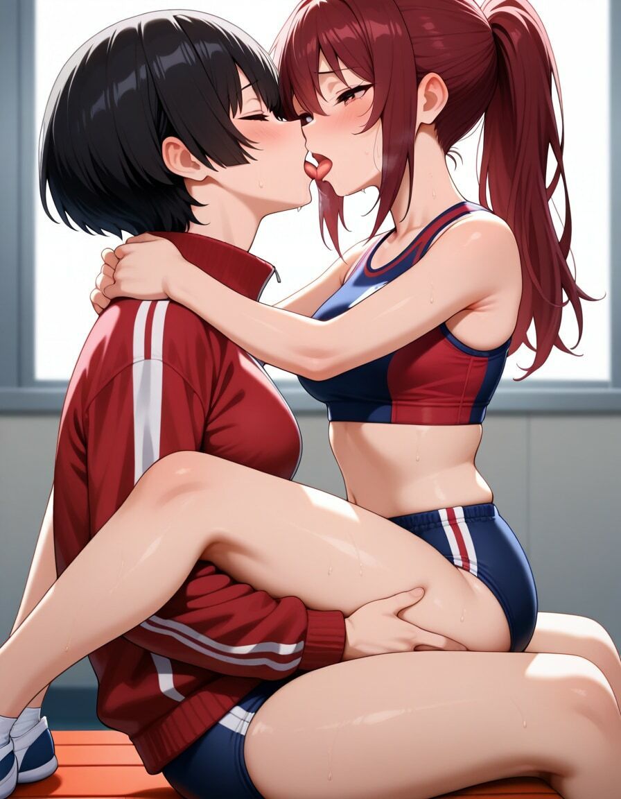 ブルマ女子とえっちなストレッチ 画像6