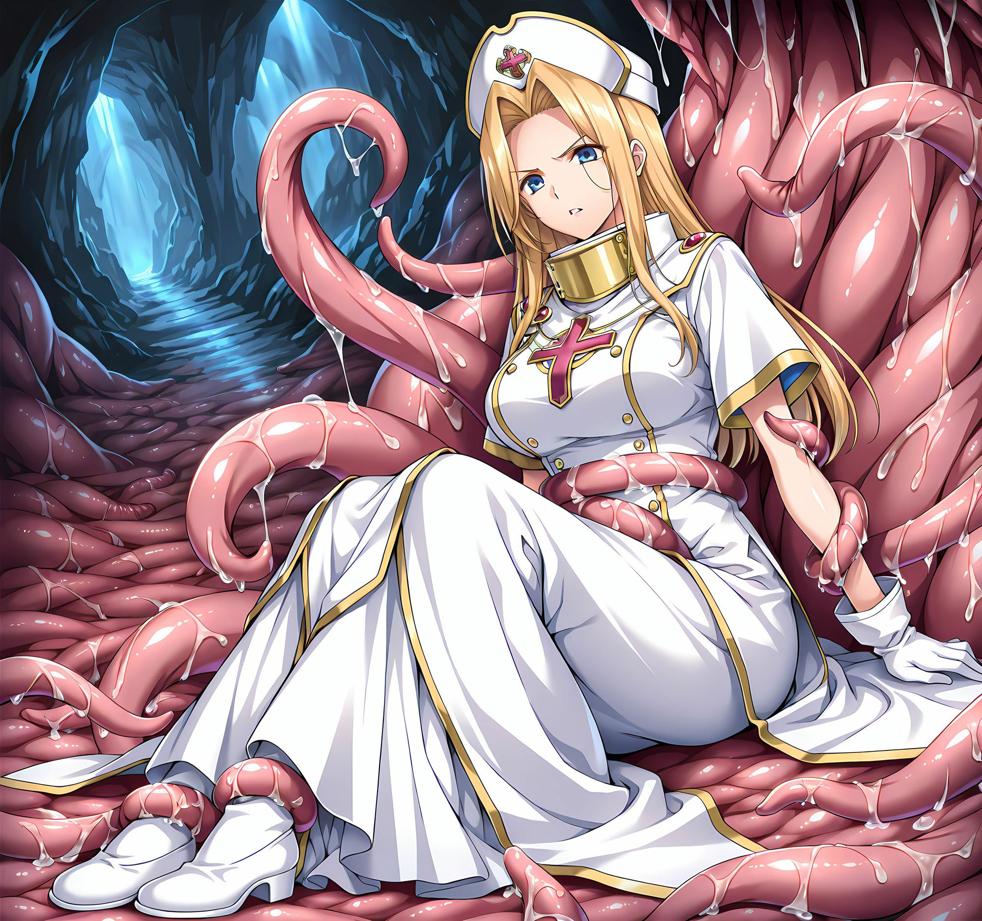 サンプル画像3:修道女洗脳丸呑み悪堕ち〜淫魔化ドスケベ交尾〜(ochiruevil) [d_591351]