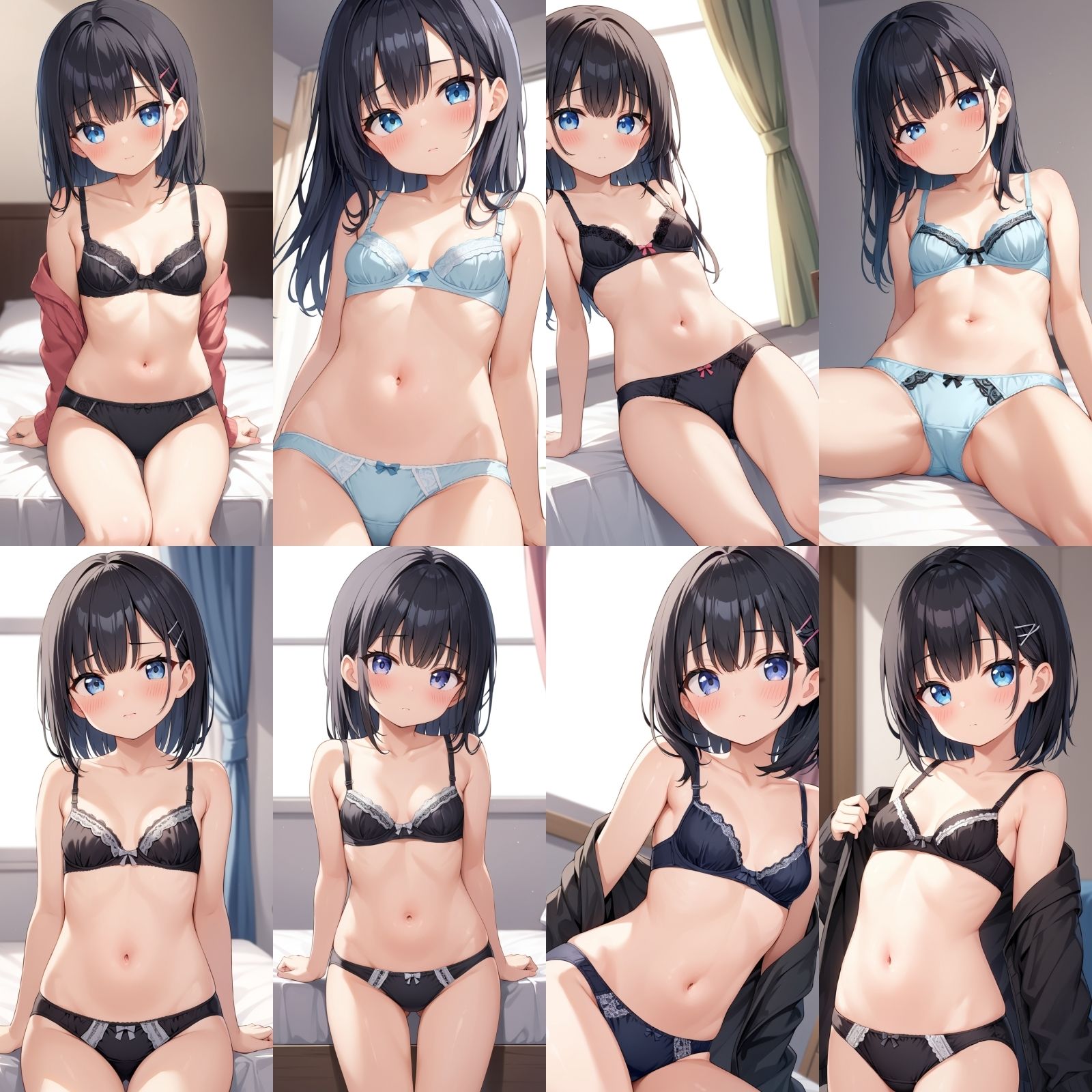 貧乳近距離下着【500枚】 画像1