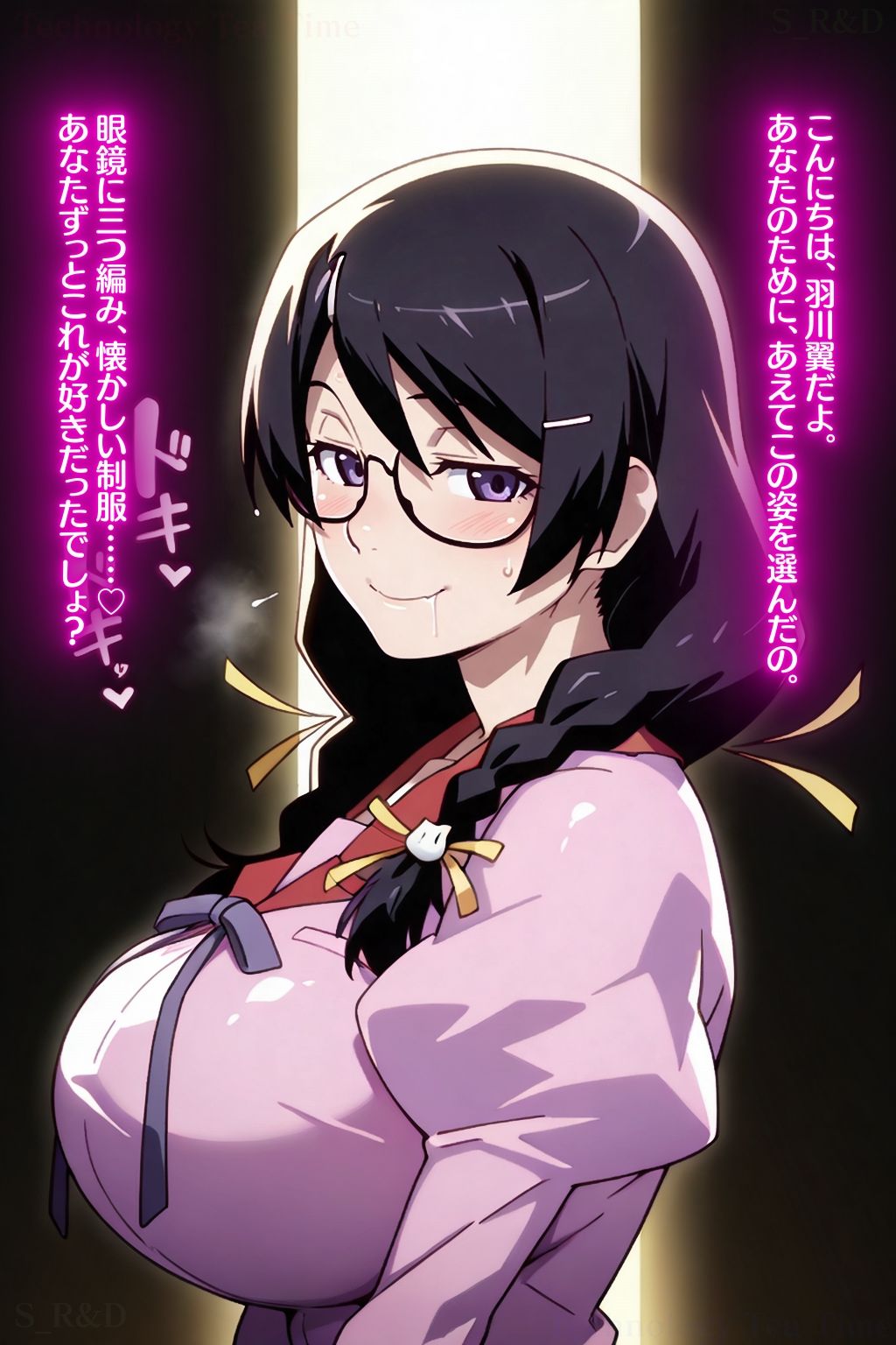 羽〇翼の淫靡な甘サド媚び奉仕〜淫らな爆乳眼鏡と情欲に溺れる倒錯性欲絶頂録〜 画像1