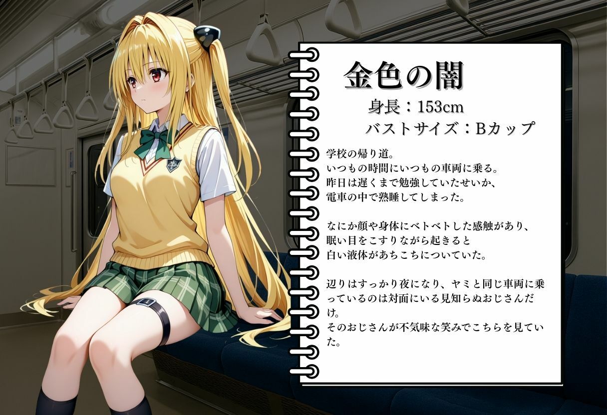 サンプル画像2:〜ヤミの通学路〜(ヒロイン) [d_591406]