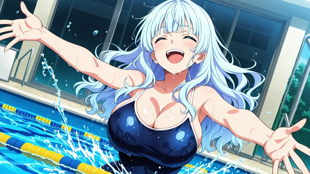 爆乳水色オレンジツインズが顧問教師と水泳部で連続中出し調教【4K】 画像7
