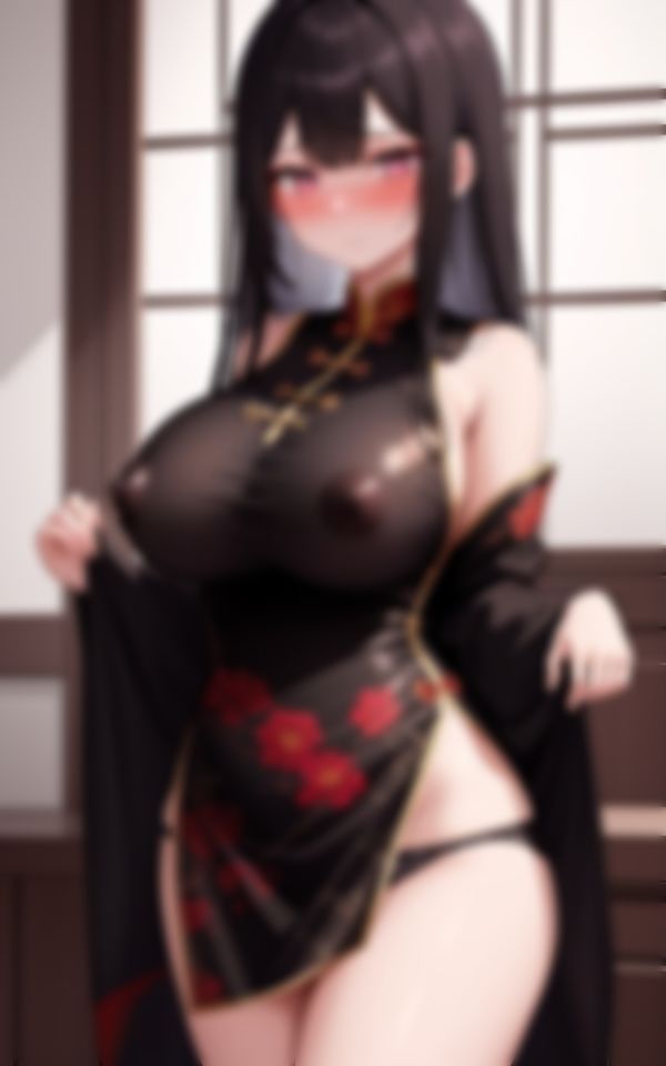 綺麗な形の爆乳で色仕掛けしてくるチャイナ美人コスプレイヤー 画像7