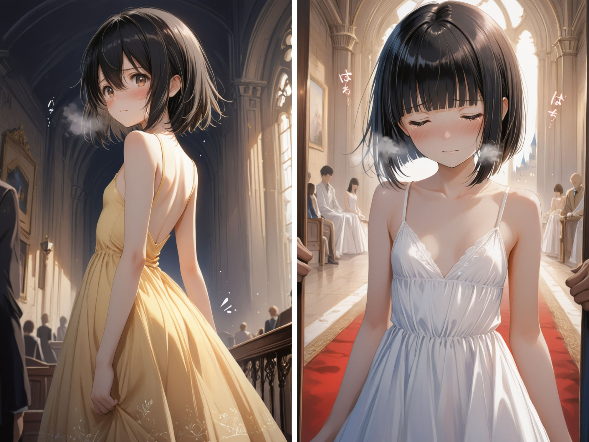 サンプル画像1:鳥かごの中の令嬢たち 500枚(やきしらこ) [d_591484]