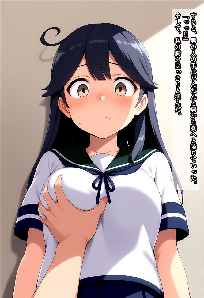 潮ちゃんが電車で痴○される話 画像3