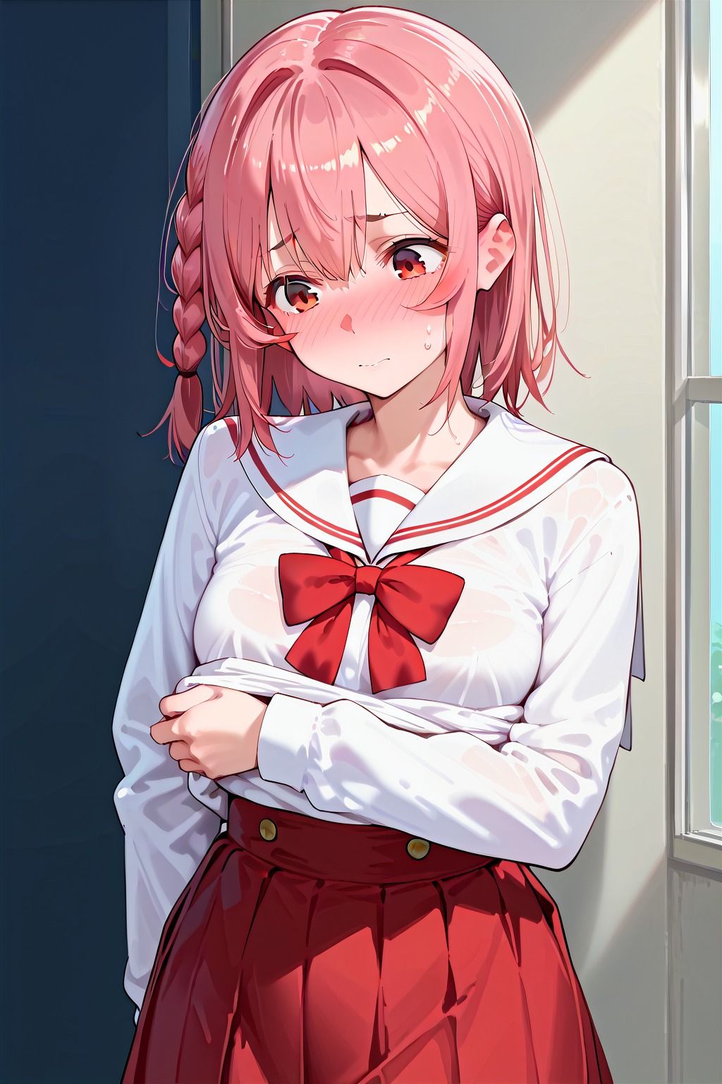 サンプル画像1:かのかり姦〜桜●墨編〜-彼女、お●りします(アトリエわたあめ) [d_591558]