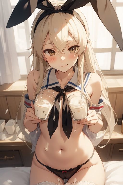 サンプル画像6:虹かけ誌  艦〇こ〇くしょん  イラスト集29 島風  お゛うっ！？(九情承太郎商店) [d_591566]