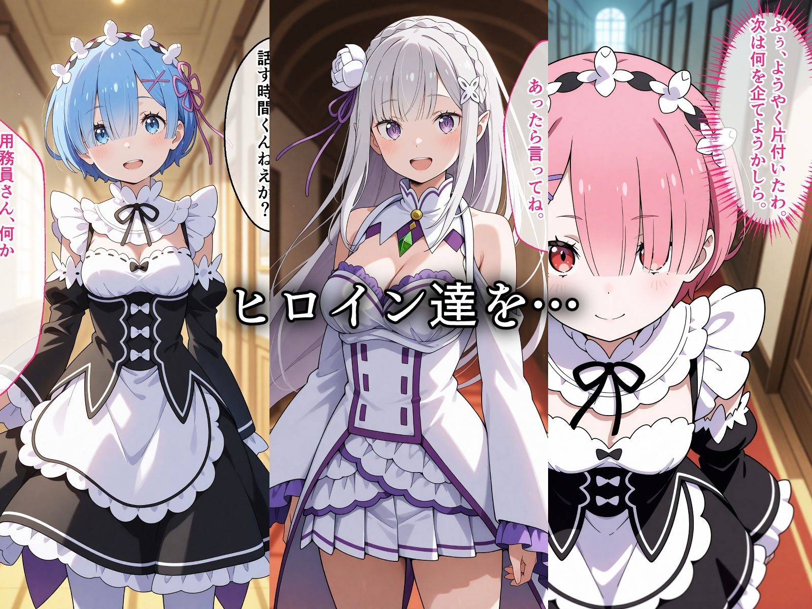 サンプル画像1:寝取られた異世界の女達〜催〇アプリで種付け完了(ロムッテロ) [d_591571]