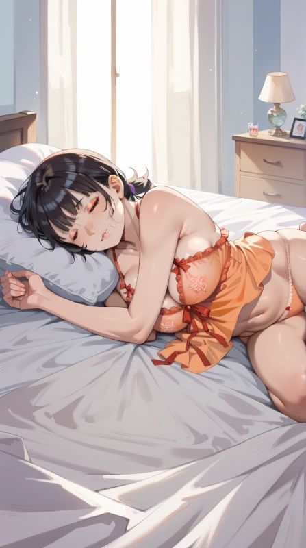 無防備すぎる義母の寝姿 - ランジェリー編 - 画像2