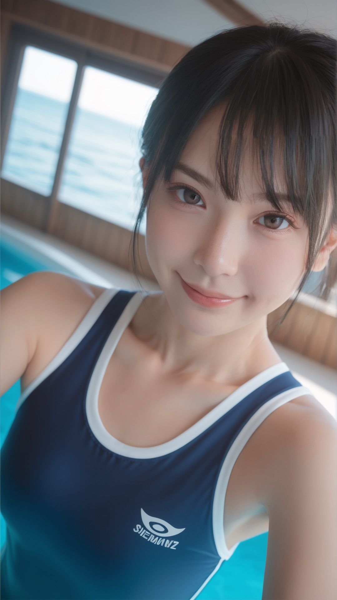 サンプル画像3:藤崎ゆい「ぬるペタスク水着」(巨乳大好き) [d_591620]