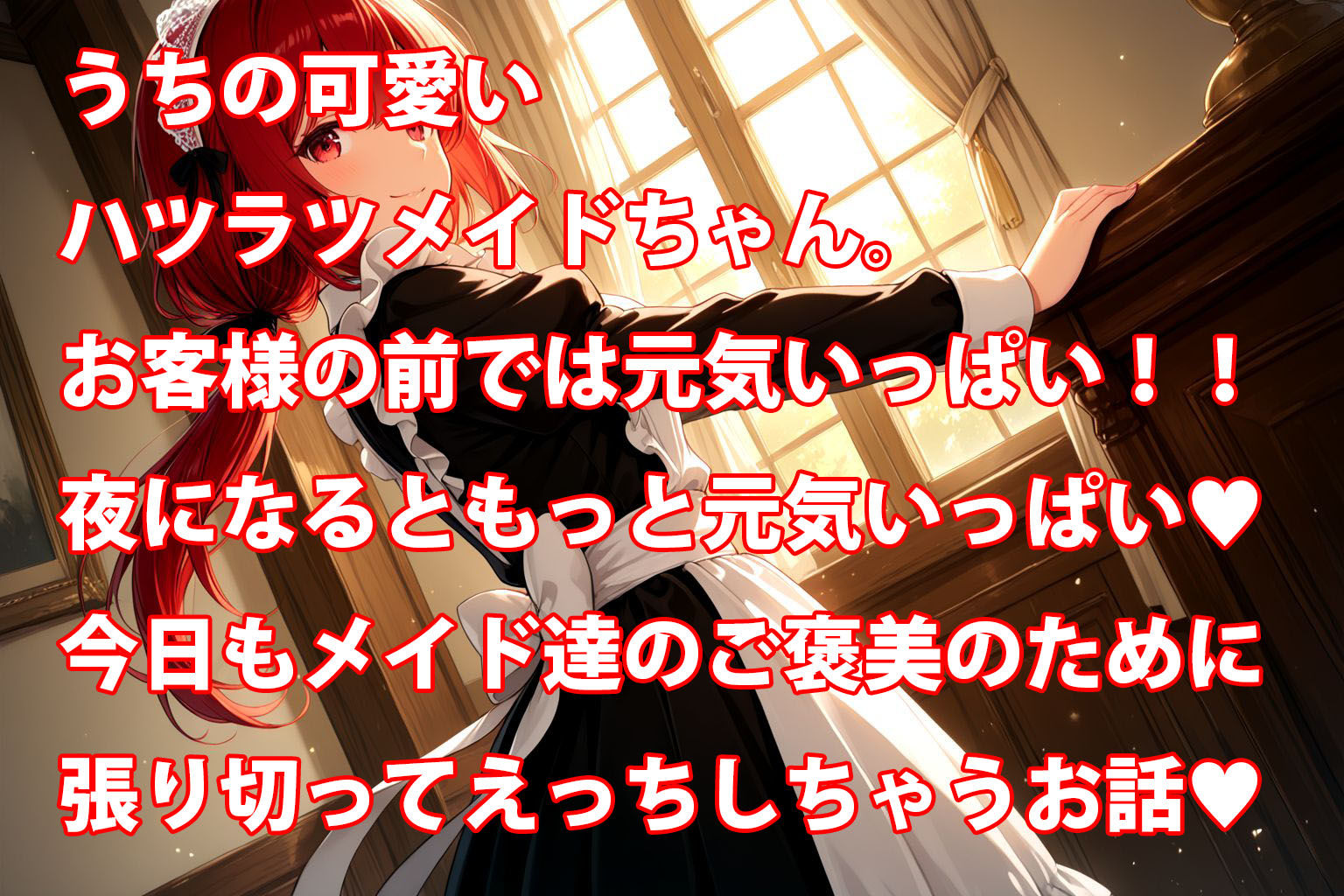 サンプル画像1:うちのえっちな専属ハツラツメイドさん(しこしこ) [d_591631]