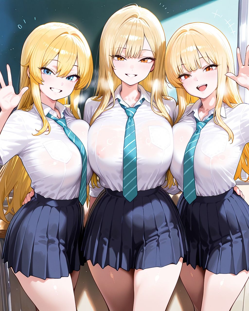 サンプル画像1:爆乳ギャルたちを中いき・乳首攻め・拘束して100倍楽しむ方法(Kinky Studio) [d_591692]