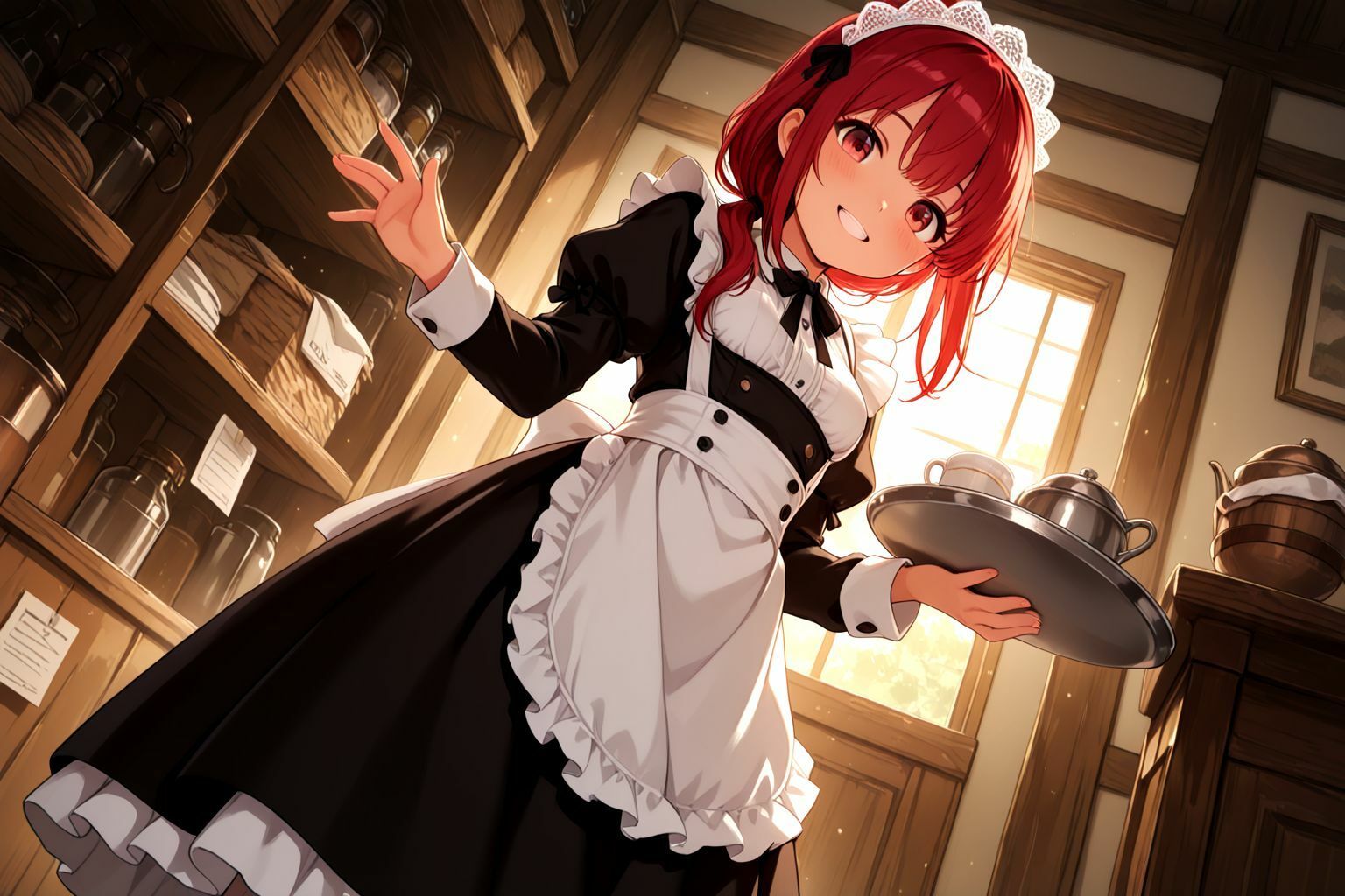 サンプル画像2:うちのえっちな専属新米ちっぱいハツラツメイドさん(しこしこ) [d_591698]