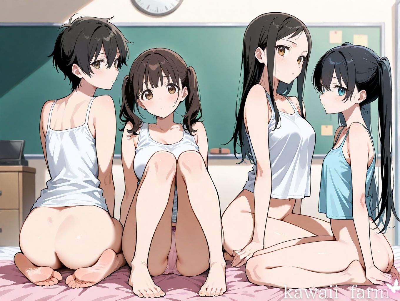 サンプル画像3:性欲まみれ  ハーレムver.(かわいいファーム) [d_591726]