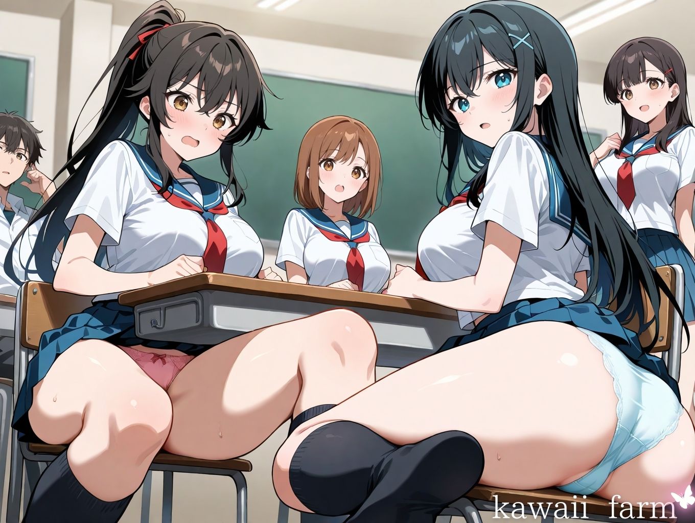 サンプル画像6:性欲まみれ  ハーレムver.(かわいいファーム) [d_591726]