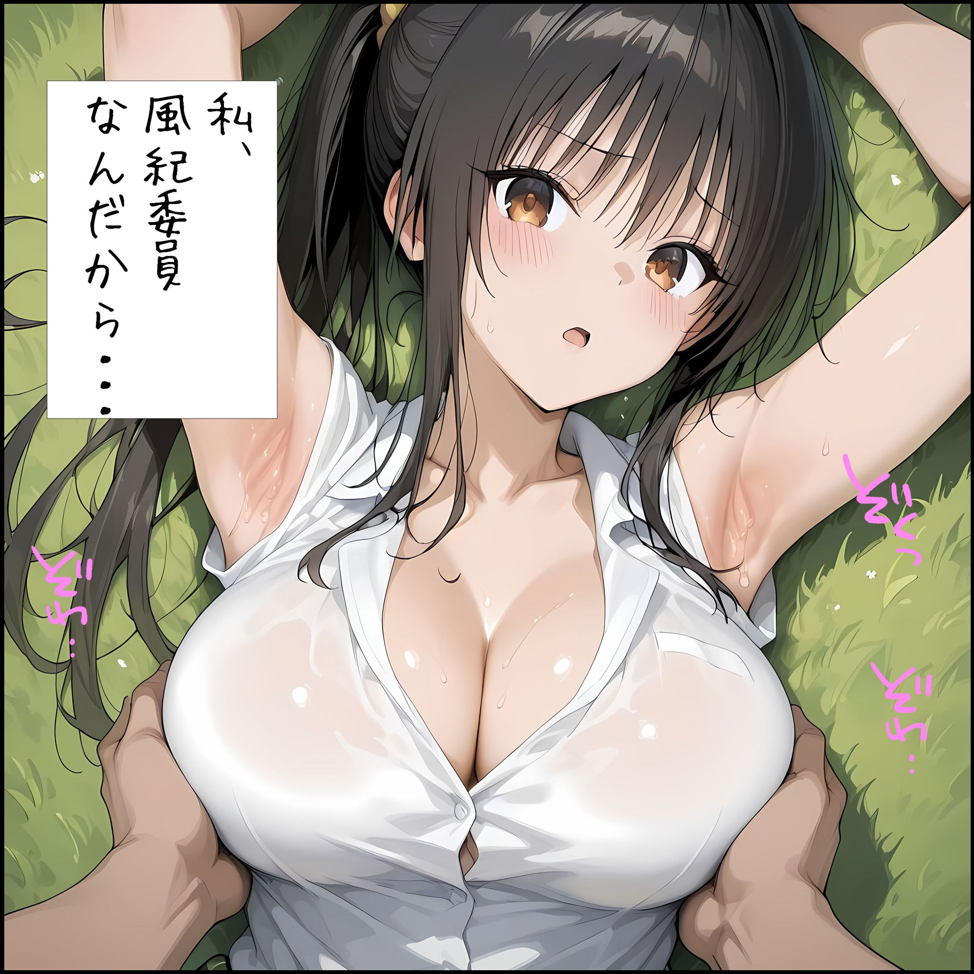 【エロ漫画】私が風紀を守るから、安心して!3